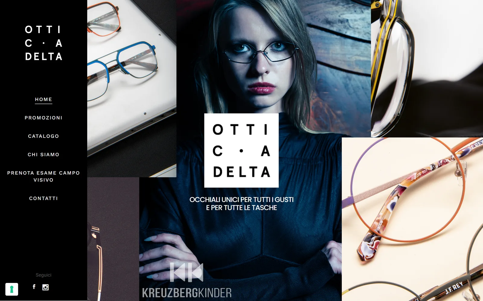 Schermata di Ottica Delta